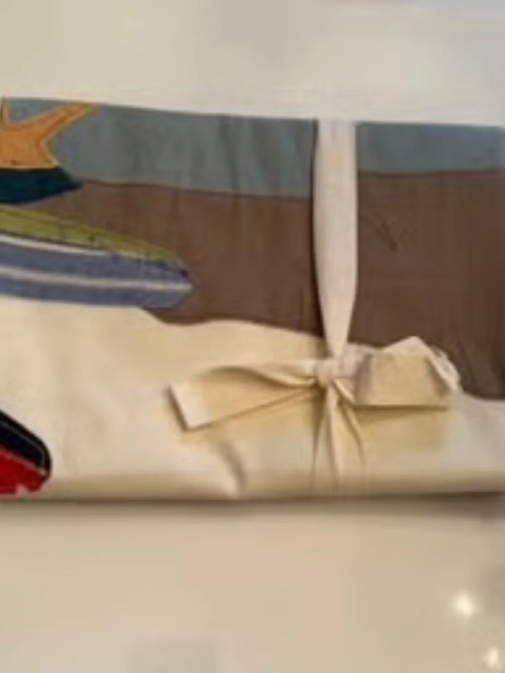 Pottery Barn Kids Surf Wall Mural~Heavy Cotton Canvas~Vintage~Classic~